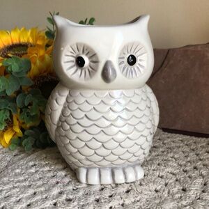 Ceramic OWL Kitchen Utensil Holder